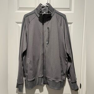 Lululemon Men's Full Zip Track Jacket Size XXL Gray - Luon - Excellent Condition